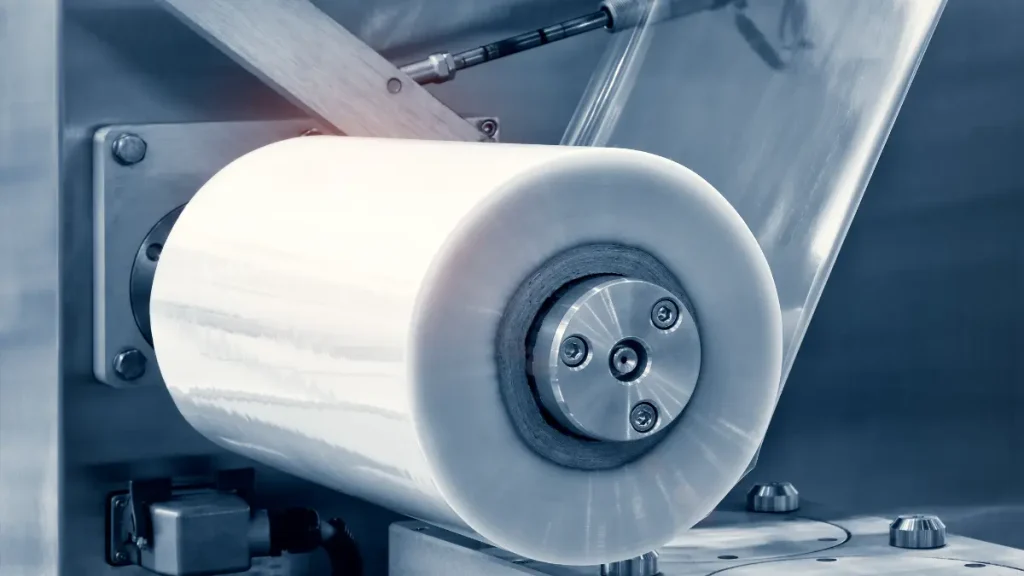 Roll of Plastic Film